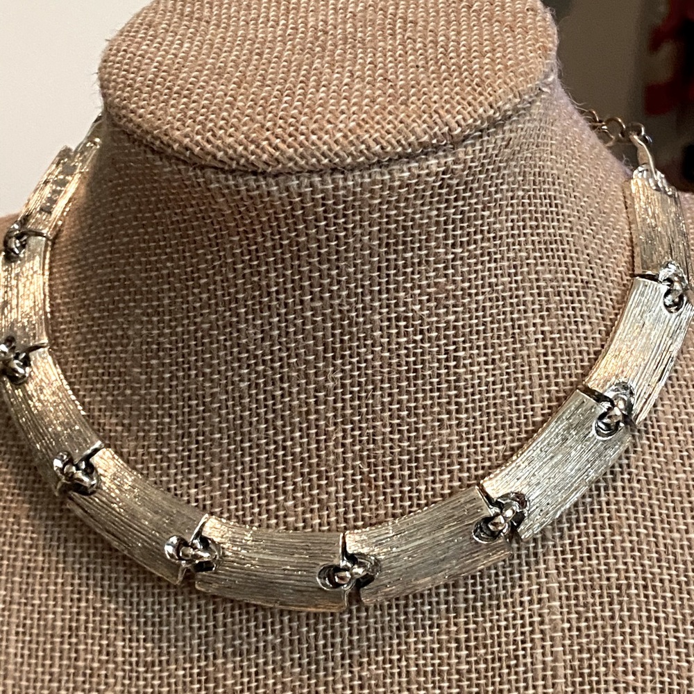 BSK Silver Toned Choker